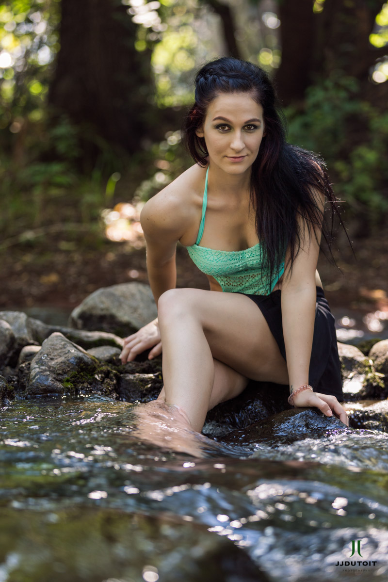Female Model Photo Shoot of Ruzette Schroeder at the On Golden Pond Guesthouse in Potchefstroom
