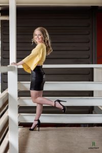 Female Senior Model Photo Shoot done the 27 Boxes in Melville, Johannesburg